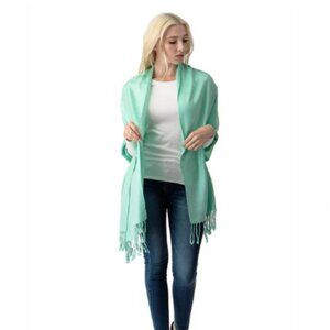 Pashmina Shawl in Mint